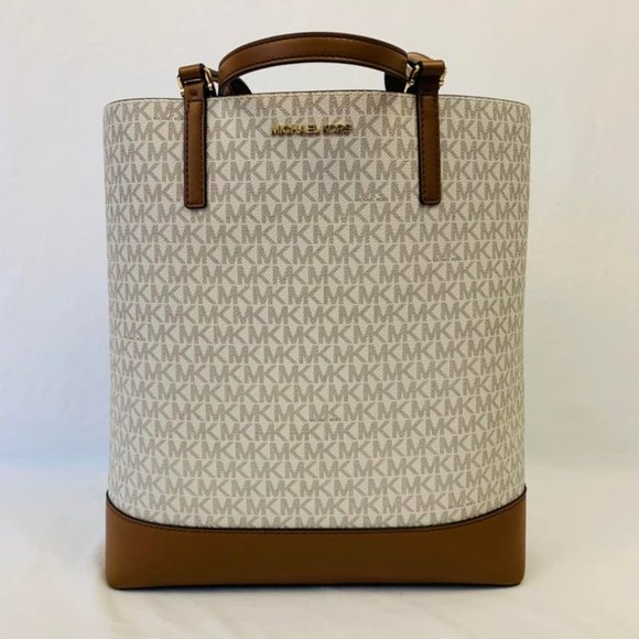 Michael Kors Kelli Large Two-Tone Logo Tote Bag - Picture 8 of 15